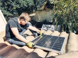 Solar Panel installation for energy savings at GreenHomes America
